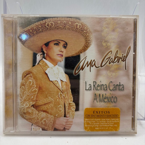 Sony BMG Other - Ana Gabriel La Reina Canta A Mexico CD 2006 Sony BMG 88697017212 Norte Ranchera
